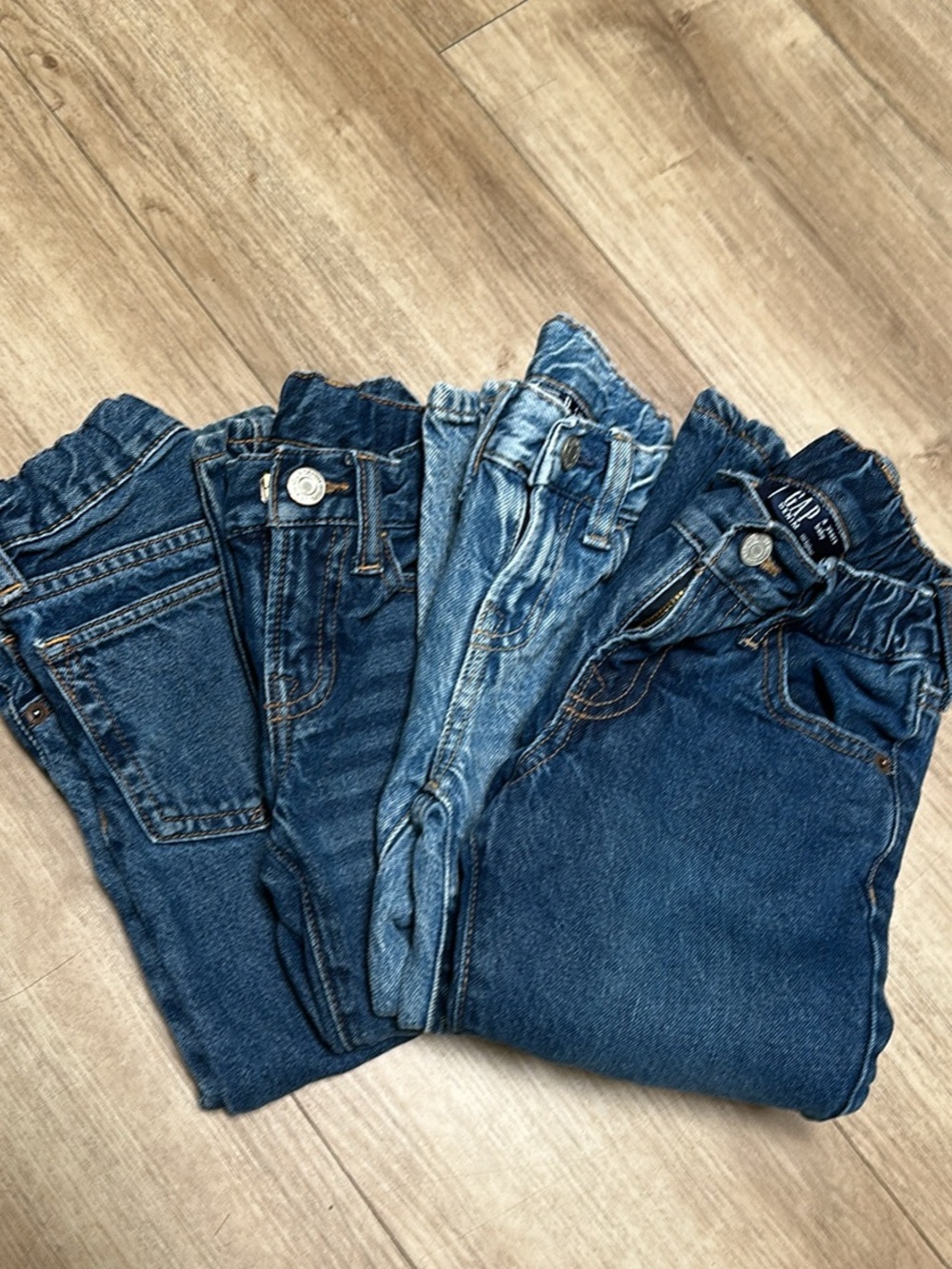 GAP Kids Dark and Light Blue Denim Jeans Set